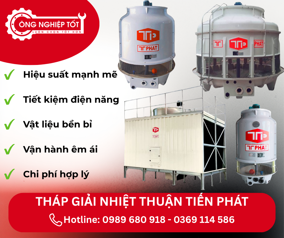 Ưu điểm của tháp giải nhiệt Thuận Tiến Phát